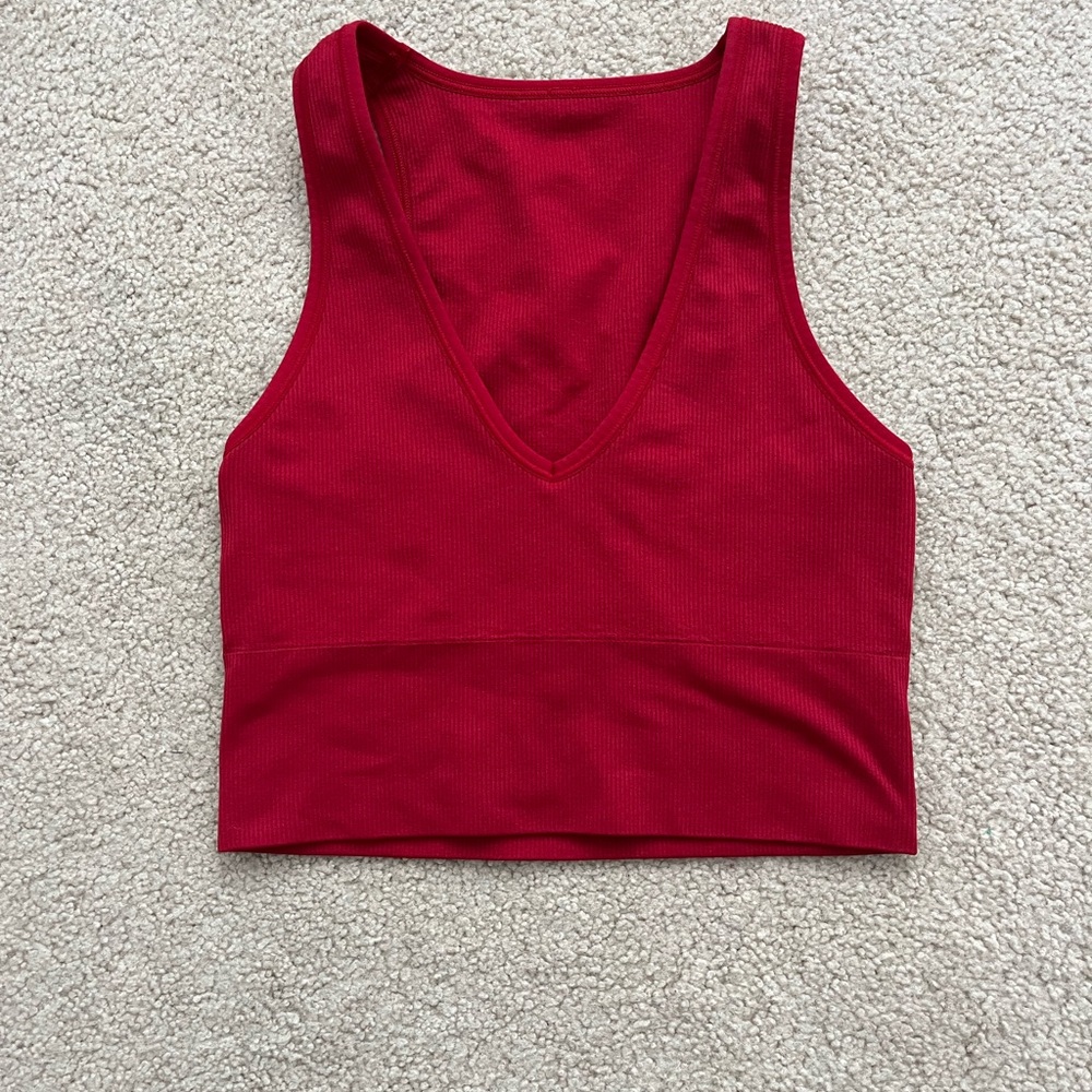 Red Athleta Tank